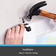thumbnail image 5 of Kenney Manufacturing 273005 Supports de Rideau 0,62 Po, Noir Mat, 5 of 5