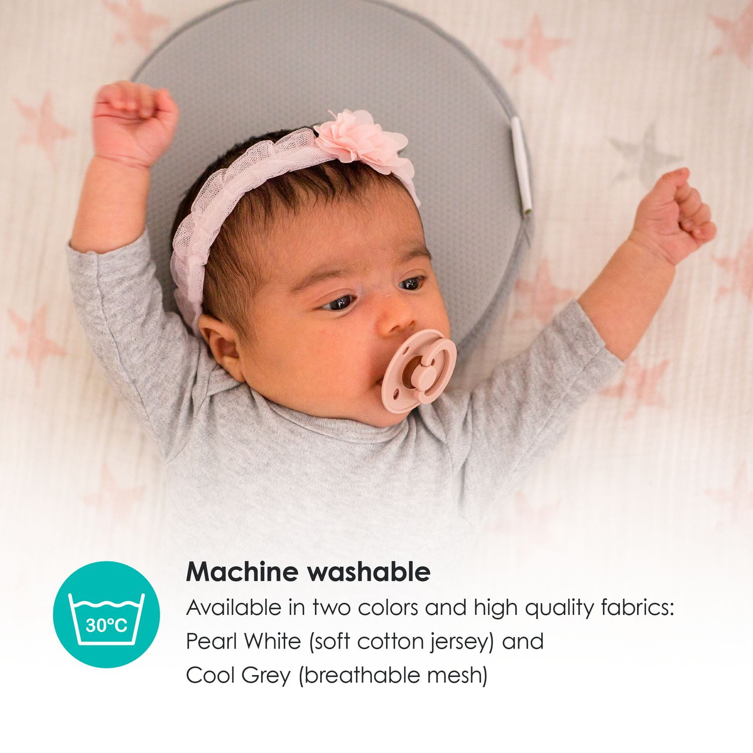 bblüv - Pilö - Repose-tête ergonomique pour bébés (Blanc)