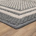 thumbnail image 3 of hometrends Grey Remix Polyester Accent Rug, 3 of 5
