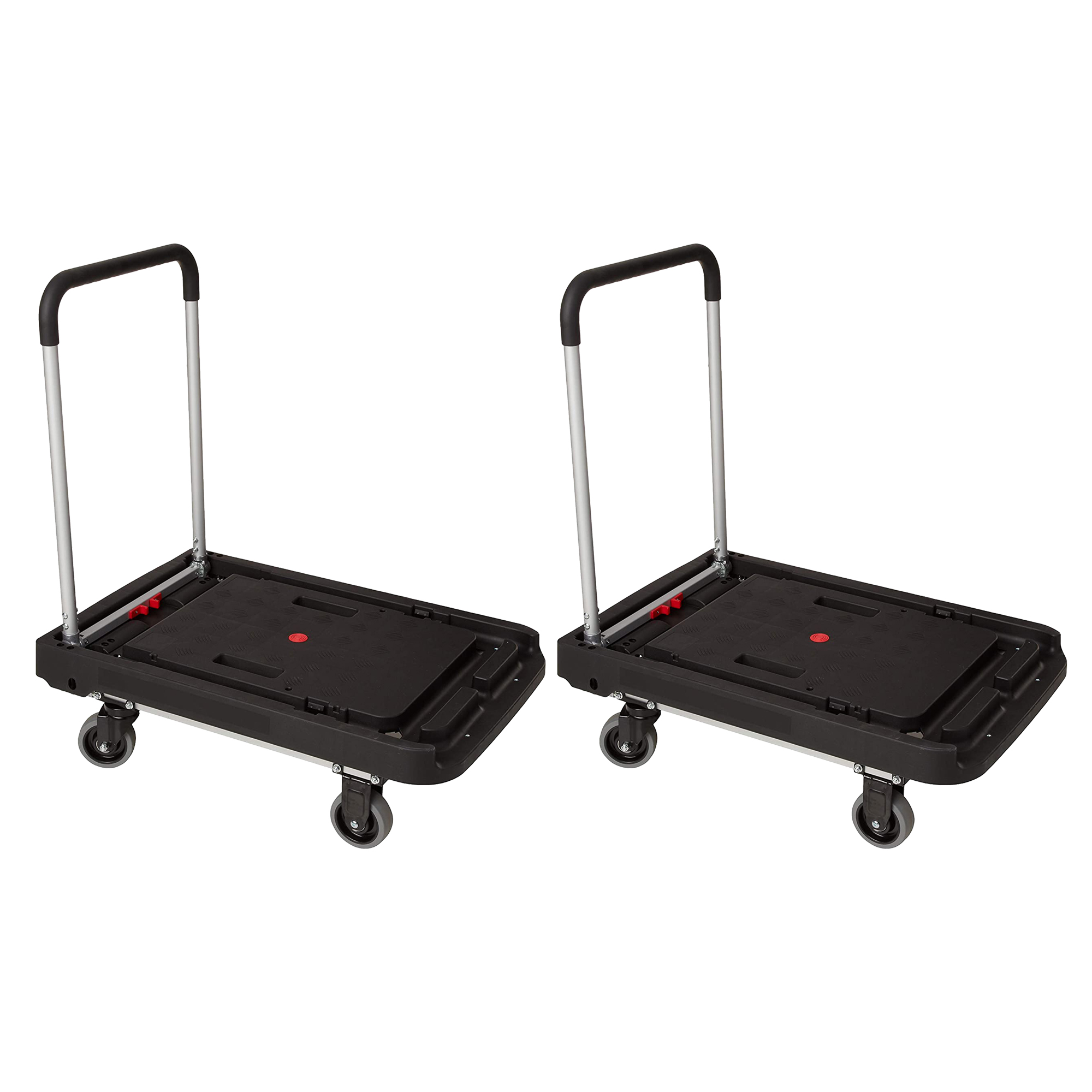 Magna Cart FFXL Folding Platform Transport Cart, 500lb Capacity (2 Pack)