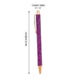 thumbnail image 2 of WIFKLSIIPG Gold Powder Press Ballpoint Pen Press Pen Work Teacher Student Stationery Ballpoint Pen Multi Color Press Pen 1ML, 2 of 7