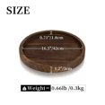 thumbnail image 2 of CHUANK Wood Round Tray 11” Rustic Decorative Small Tray for Table Decor Whitewashed, 2 of 8