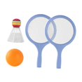thumbnail image 4 of Kids Badminton Tennis Set Badminton Racket with Ball and Badminton Shuttlecock, Blue, 4 of 9