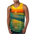 thumbnail image 2 of Birdeem Nouveau Débardeur Décontracté Mode Homme Été Floral Hawaïen Imprimé Sport Col Rond, 2 of 6