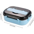 thumbnail image 3 of Product Tableware Lunch Boxes For Student Thermal Insulation Lunch High Grade Stainless Steel Liner Lunch Containers For Kids Lunch Stainless Steel Utensil Set, 3 of 4