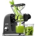 thumbnail image 1 of SiFENE 100W Cold Press Juicer Machine, Compact Single Serve Slow Masticating Juicer for Vegetable and Fruit, Easy to Clean, Black, 1 of 8