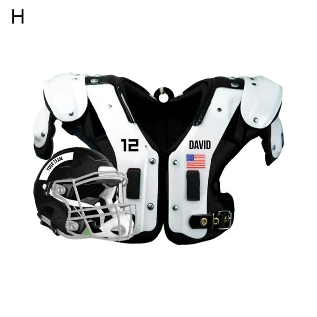 Car Adornment Present with Helmet Chic Sturdy Football Pendant