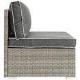 thumbnail image 5 of Modway Repose Fauteuil de Patio en Gris Clair et Charbon, 5 of 5