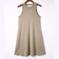 thumbnail image 4 of Robes d'Été Grande Taille pour Femmes 2024 Printemps et Col Suspendu Jupe Grand Dos Col Rond Sans Manches Robe Économisez jusqu'à 65 %!, 4 of 9