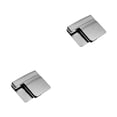 thumbnail image 3 of ZheElen Belt Clip Foldable Belt Buckle With Adjustable Buckle Clip For Easy Travel silver 2Set, 3 of 6