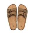 thumbnail image 2 of Unisex Sandals Cork Footbed Casual Slides with 2 Adjustable Buckle Straps for Men Women, 2 of 12