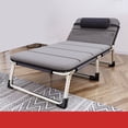 thumbnail image 2 of Folding Bed Single Person Folding Bed Camping Folding Bed Camping Bedchair Single Bed Recliner Folding Bed Single Person Folding Reclining Lounger For Camping Office Lunch Break, 2 of 8