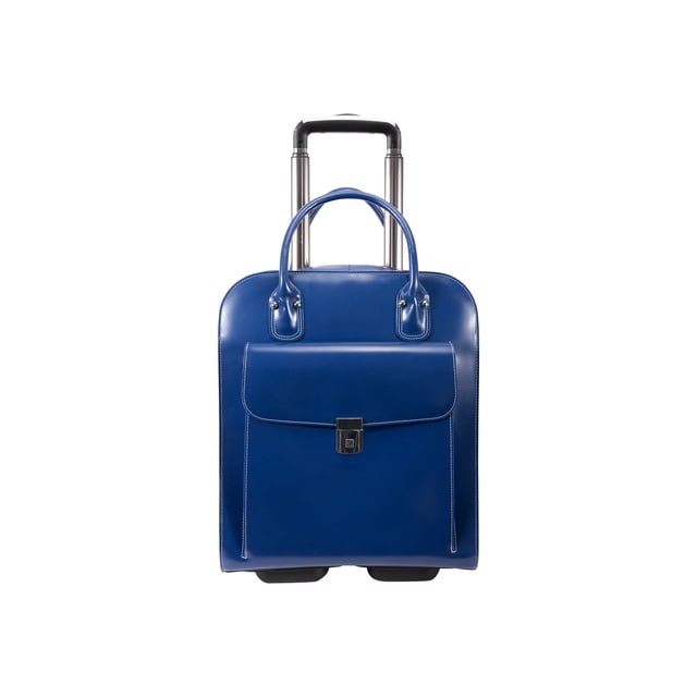 McKlein L Series UPTOWN - Notebook carrying rolling case - 15" - navy