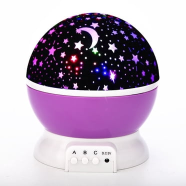 Kids Star Night Light 360-Degree Rotating Star Projector Desk Lamp