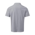 thumbnail image 4 of LUXUR T-shirt Homme Col à Revers T-shirt Manches Courtes Hauts Amples Chemises d'Été Col Rabattu Blouse Gris m, 4 of 4