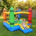 thumbnail image 3 of Costway Inflatable Bounce House Kids Jumping Castle w/ Slide&Ocean Balls Blower Excluded, 3 of 10