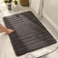 thumbnail image 1 of Rubber Bath Mat for Inside the Tub Bathroom Rugs, Soft and Absorbent Microfiber Bath Rugs, Non-Slip Shower Carpet, Machine Wash Dry, Bath Mats for Bathroom Floor, Tub and Shower, 1 of 9