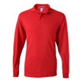 thumbnail image 1 of SpotShield 5050 Long Sleeve Polo, L, True Red, 1 of 1