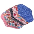 thumbnail image 1 of Spptty Serviettes Hygiéniques en Tissu Réutilisables, Serviettes Hygiéniques en Bambou Réutilisables, 7 Pcs Serviettes Hygiéniques en Tissu Réutilisables Serviettes Menstruelles en Bambou Lavables Serviette en Tissu pour Femme m, 1 of 8