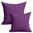 thumbnail image 1 of MesaSe Home Textile 20” X 20” Modern Contemporary Transitional Navy Blue Striped Polyester Throw Pillow ( 2 Count) Home Decoration Suitable for Living Room and Bedroom, 1 of 10