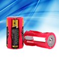 thumbnail image 3 of Greensen AAA to C Battery Converter,Portable 4pcs 4AAA to C Size Parallel Battery Convertor Adapter Holder Cases Box Red, Battery Adapter, 3 of 8