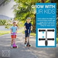thumbnail image 2 of Beleev Kick Scooter for Kids, 3 Wheel Scooter for Toddlers Girls Boys, Adjustable Height, Lean to Steer, Light up Wheels for Children (Dark Lilac), 2 of 5