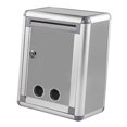 thumbnail image 2 of relayinert Locking Wall Mounted Mailbox Metal Vertical Lockable Postbox Mailbox Style B, 2 of 6