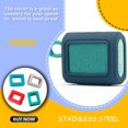 thumbnail image 4 of Silicone Case Simple Style Protective Solid Cover Carrying Replacement Carrying Speakers Sleeve for JBL GO3 Bluetooth-compatible Speaker Accessories Gray, 4 of 7