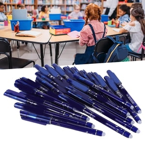 Stylos effaçables, stylo d'encre efface écriture bleu cristal pour bureau cristal bleu