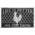 thumbnail image 1 of Rubber Mat (Life Is Better On The Farm), 1 of 2