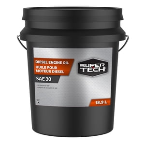 SuperTech Diesel Engine Oil SAE 30 18.9L Pail