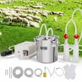 thumbnail image 1 of VEVOR Goat Milking Machine, 3 L 304 Stainless Steel Bucket, Electric Automatic Pulsation Vacuum Milker, Portable Milker, 1 of 9