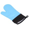 thumbnail image 3 of Silicone Oven Mitts,2 Fingers Long Avoid Slip Kitchen Baking Gloves High Temperature Avoidance, 3 of 8