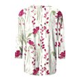 thumbnail image 5 of Pompotops T-shirt Ample Imprimé pour Femme Blouse à Manches 3/4 Col Rond Hauts Décontractés Liquidation, 5 of 5