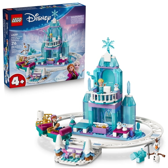 LEGO Disney La Reine des Neiges Le Château de Glace et la Promenade dans la Neige d’Elsa 43281