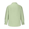 thumbnail image 4 of TIMIFIS Chemises Décontractées pour Hommes à Boutons, Mode d'Automne, Manches Longues, Col Rabattu, Blouse, Nouvelles Chemises Habillées Régulières Unies, 4 of 5