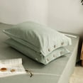 thumbnail image 1 of Birdeem Long Pillow Case, Linen Pillow Case, Cotton Linen Style Pillow Cases Cotton Pillow Protectors Long Staple Cotton Woven Pillow Cases, Cotton Pillow Cases, Cotton Pillow Cases, 1 of 8