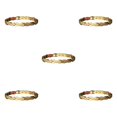 thumbnail image 3 of mmirethe Stylish And Adjustable Textured Magnetic Bracelet For Men Adjustable Bracelet gold 5Set, 3 of 6