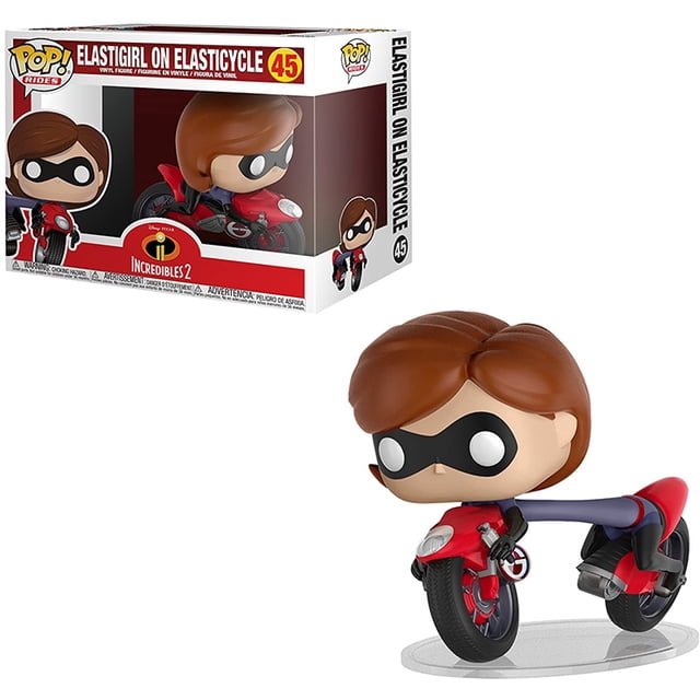 Pop Disney Incredibles 2 3.75 Inch Action Figure - Elastigirl On Elasticycle #45