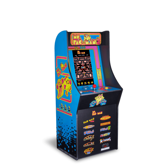 Arcade1Up Ms. PAC-MAN Classic SE Arcade Machine – 4-Foot Cabinet, 13 Classic Video Games, 15.6” IPS Display, Easy Assembly, Perfect for At-Home Gaming