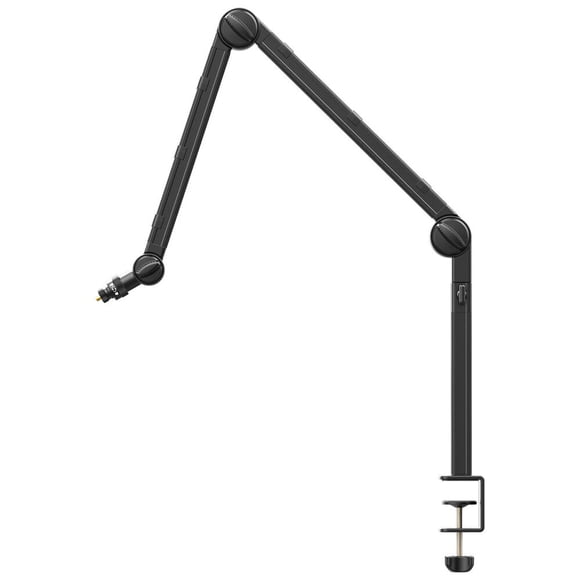 Ulanzi VIJIM LS24 Desktop Boom Arm Stand – Adjustable Aluminum Microphone & Camera Arm for DSLR, GoPro, Smartphone, Lights (Up to 1.5kg)