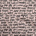 thumbnail image 1 of oneOone Georgette Viscose Peach Fabric Text Sewing Craft Projects Fabric Prints By Yard 42 Inch Wide-KP, 1 of 5