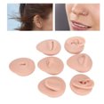 thumbnail image 1 of Simulation Silicone Ear Eye Nose Mouth Tongue and Belly Button Model for Novice Piercer, Soft and Reusable, Easy to Operate, Ideal for Practice or Showcase Piercing Jewelry, 1 of 7