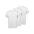 thumbnail image 2 of Mufeng Mens Basic Short Sleeve Shirts Slim Fit Casual Tee Tops Multi-Packs Undershirt Workout Crew Tee White M, 2 of 7