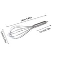 thumbnail image 3 of EGNMCR Hand Mixer Mixer Grinder Stainless Steel Hand Whisk Milk Beater Kitchen Cooking Tool Whisk, 3 of 7