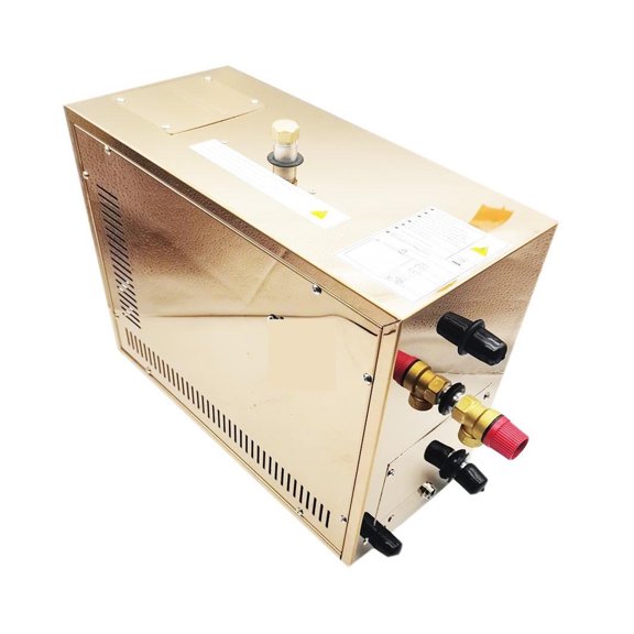 Générateur de Vapeur Automatique en Acier Inoxydable, Machine Automatique de Détartrage pour Sauna et Bain de Vapeur pour Salle de Spa, Contrôleur Numérique 12 kW, Conception Sécuritaire