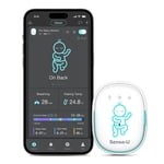 Sense-U Moniteur intelligent pour bébé Pro avec Vibration d'excitation, Alertes Audible et App: Traque Mouvement Abdominal, Rouleau, Température de Sensation, Portable Smart Sleep Monitor