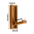 thumbnail image 3 of Wall Hooks for Hanging,Foldable Hooks Wall Mount Hideaways Bathroom Wall Hook Retractable Heavy Duty Wall Hooks for Bathroom Closet Entryway Pool and Kitchen,Wall Hooks Heavy Duty, 3 of 3