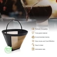 thumbnail image 4 of Reusable Coffee Filters & K-Cup Pods, 3-Pack Refillable Pods + 2-Pack Filters for Ninja Dual Brew Coffee Maker (Fits CFP301, CFP307), Practical Replacement Set, Ideal for Daily Coffee Brewing, 4 of 6