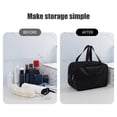 thumbnail image 5 of Fesfesfes Travel Toiletry Management Bag Waterproof Cosmetic Case Dry Wet Separation System Large Capacity Storage Solution for Business Trips Vacations Gym, 5 of 5